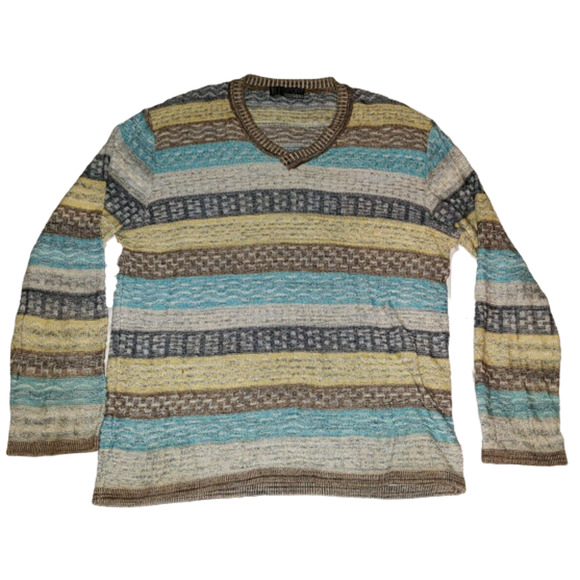 MISSONI SPORT Sweaters - MISSONI SPORT Pale‎ Multicolor Woven Sweater